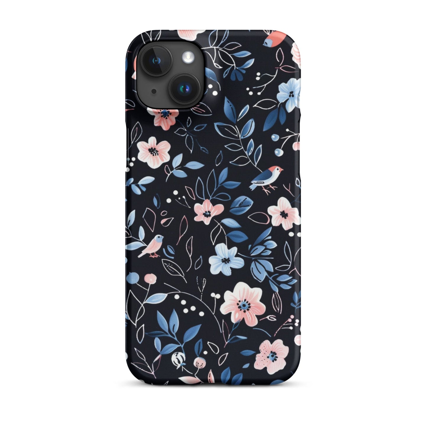 Blue Flowers Phone case for iPhone-33