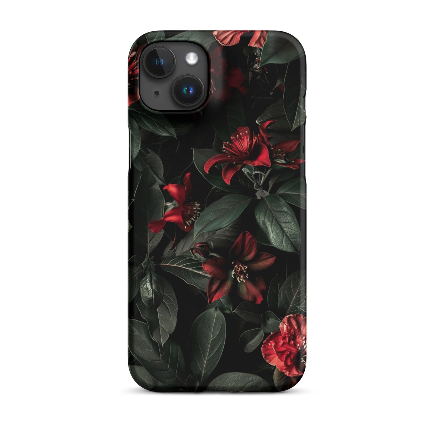 Floral Dark Phone case for iPhone-33