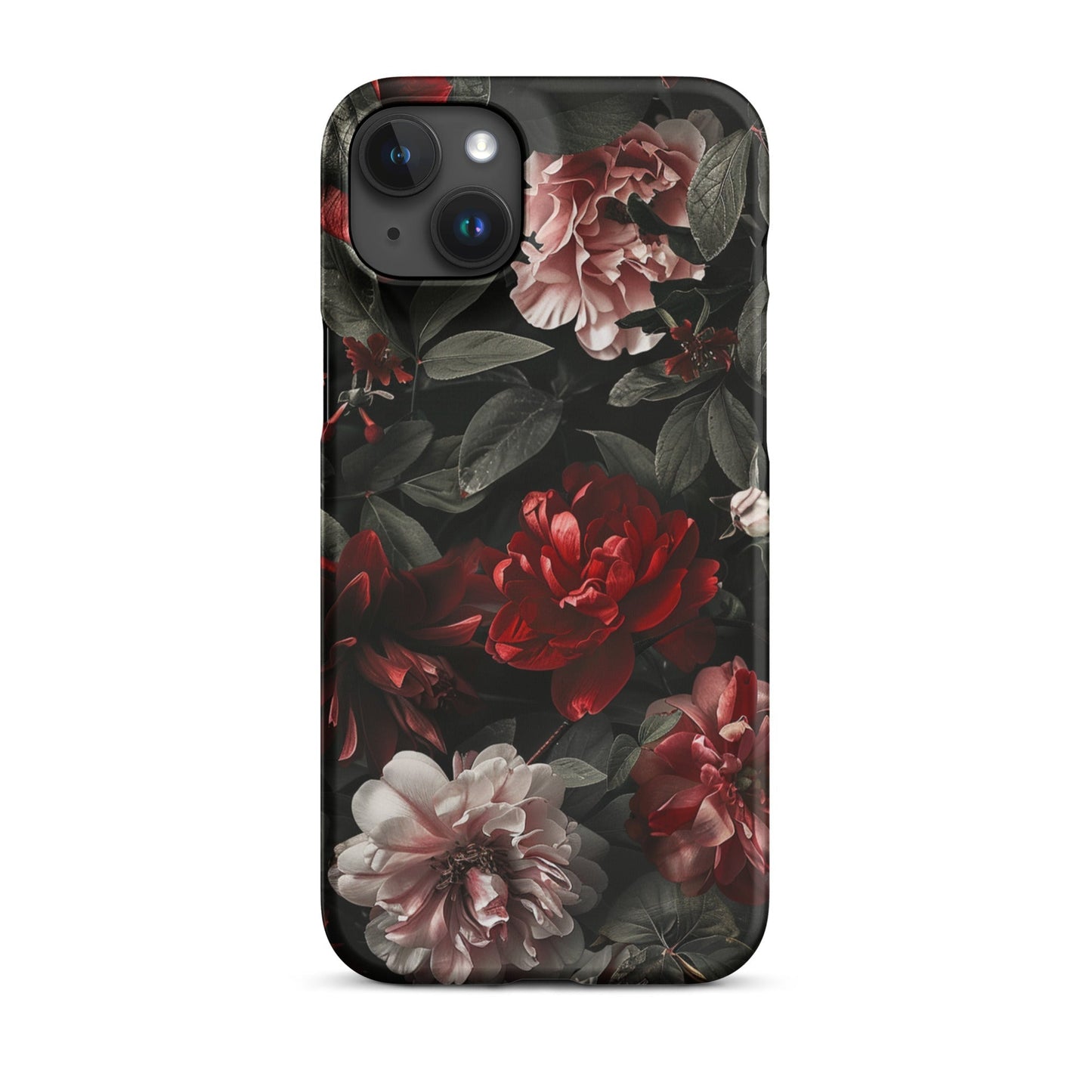 Pink Red Floral Phone case for iPhone-33