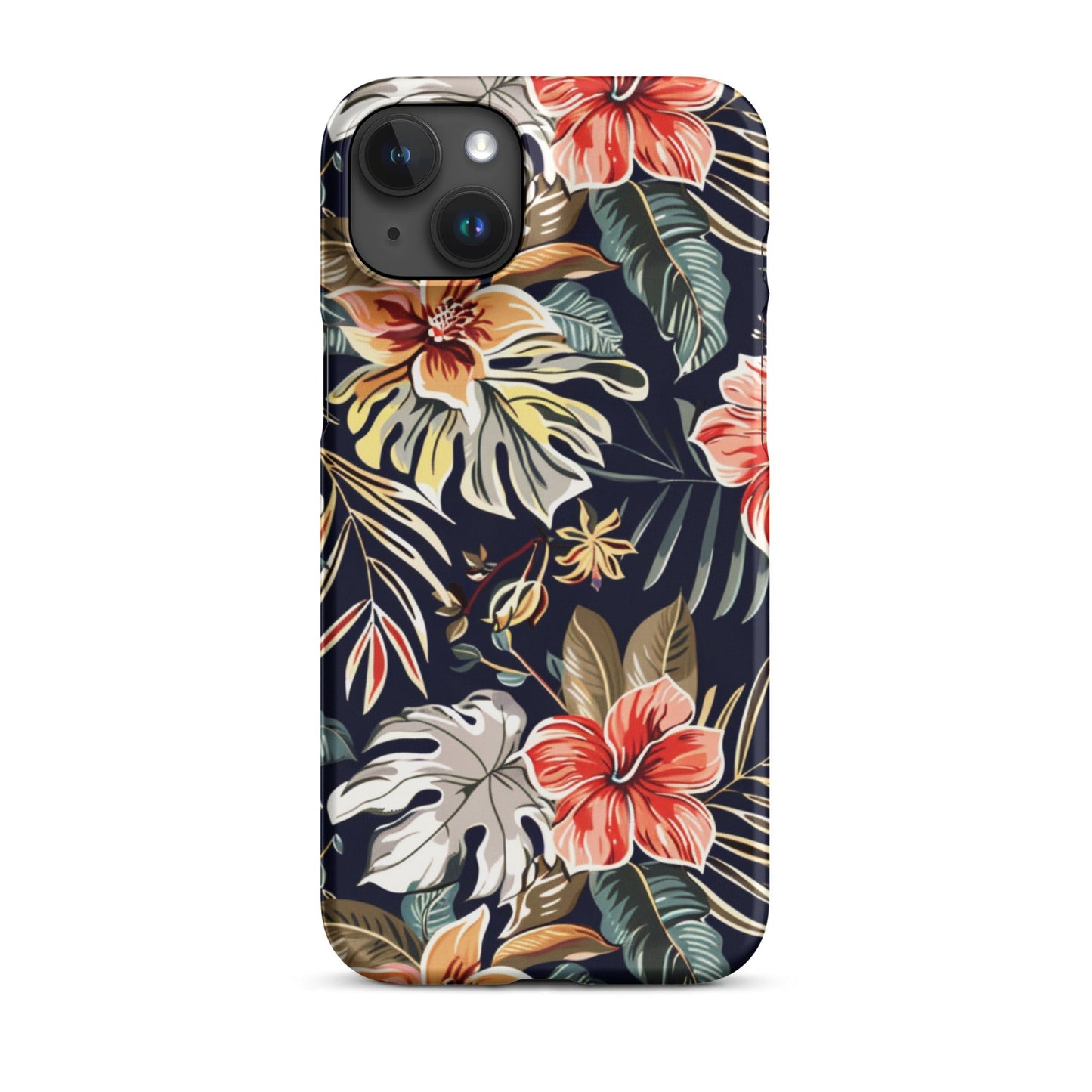 Tropical Floral Phone case for iPhone-33