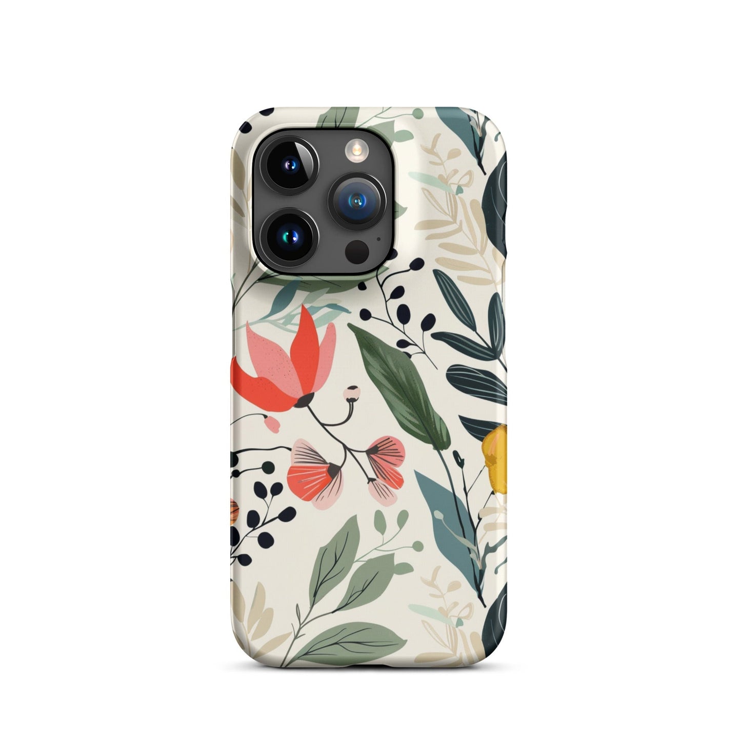 Botanical leaves Phone case for iPhone-35