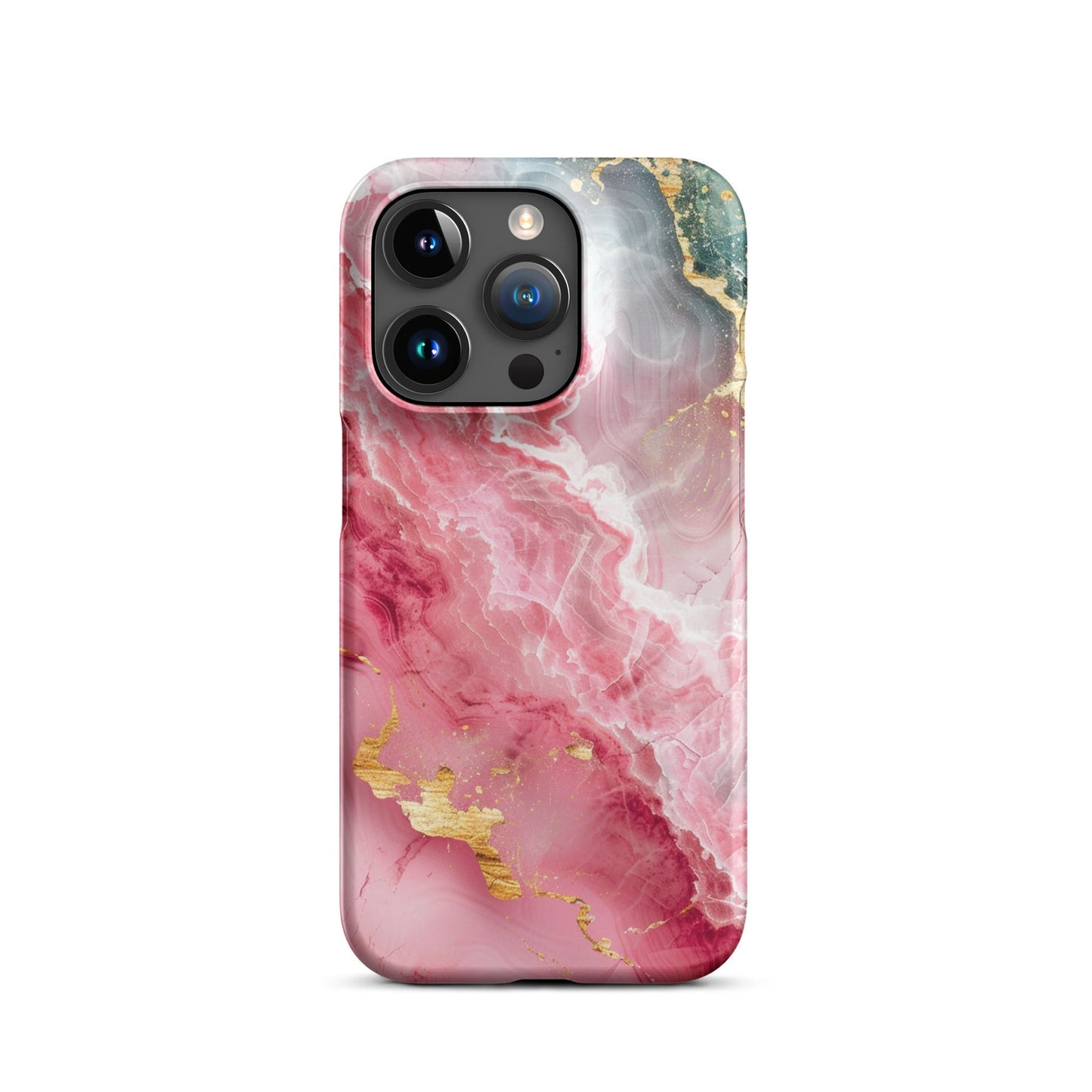 Pink Marble Phone case for iPhone-35