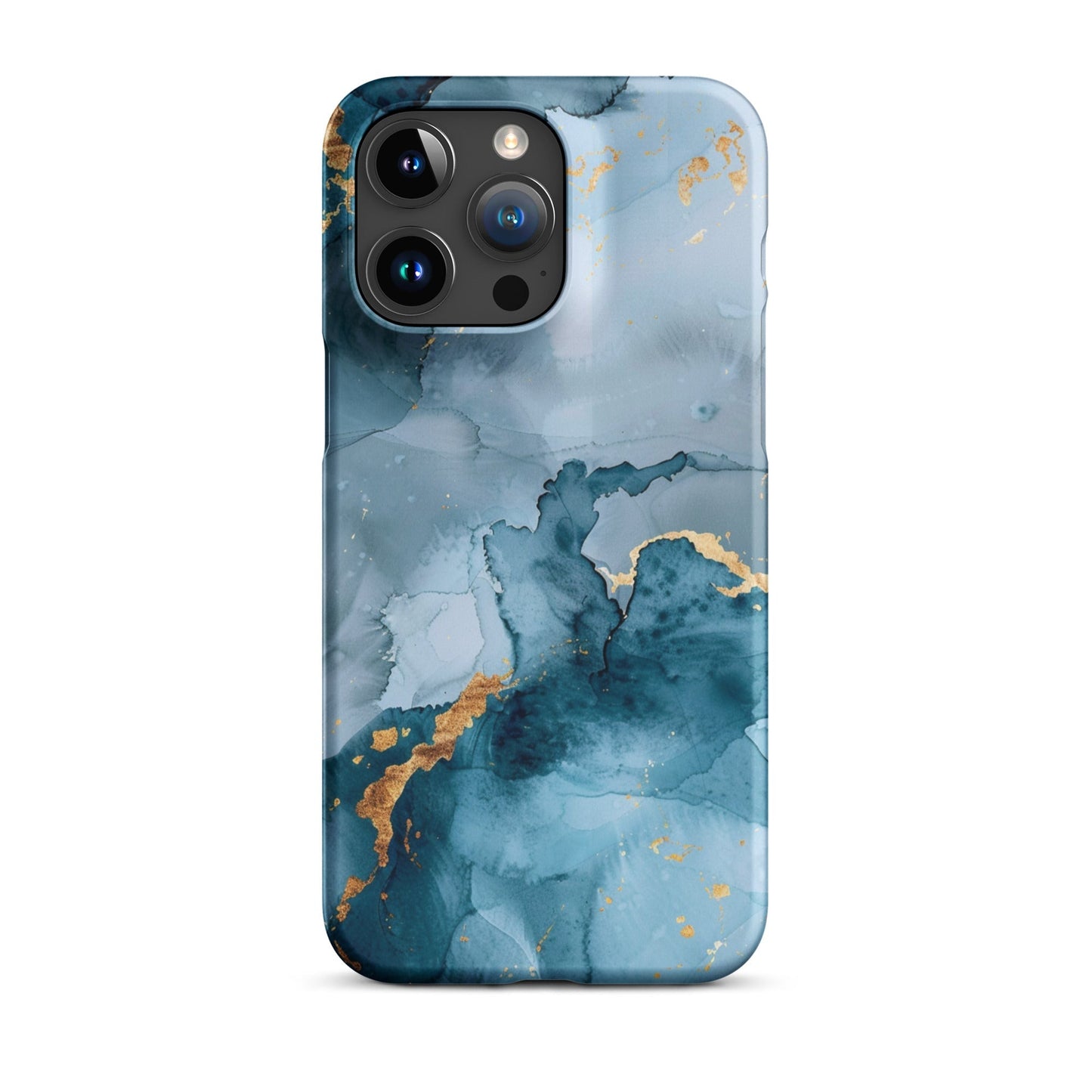 Blue Gold Phone case for iPhone-37