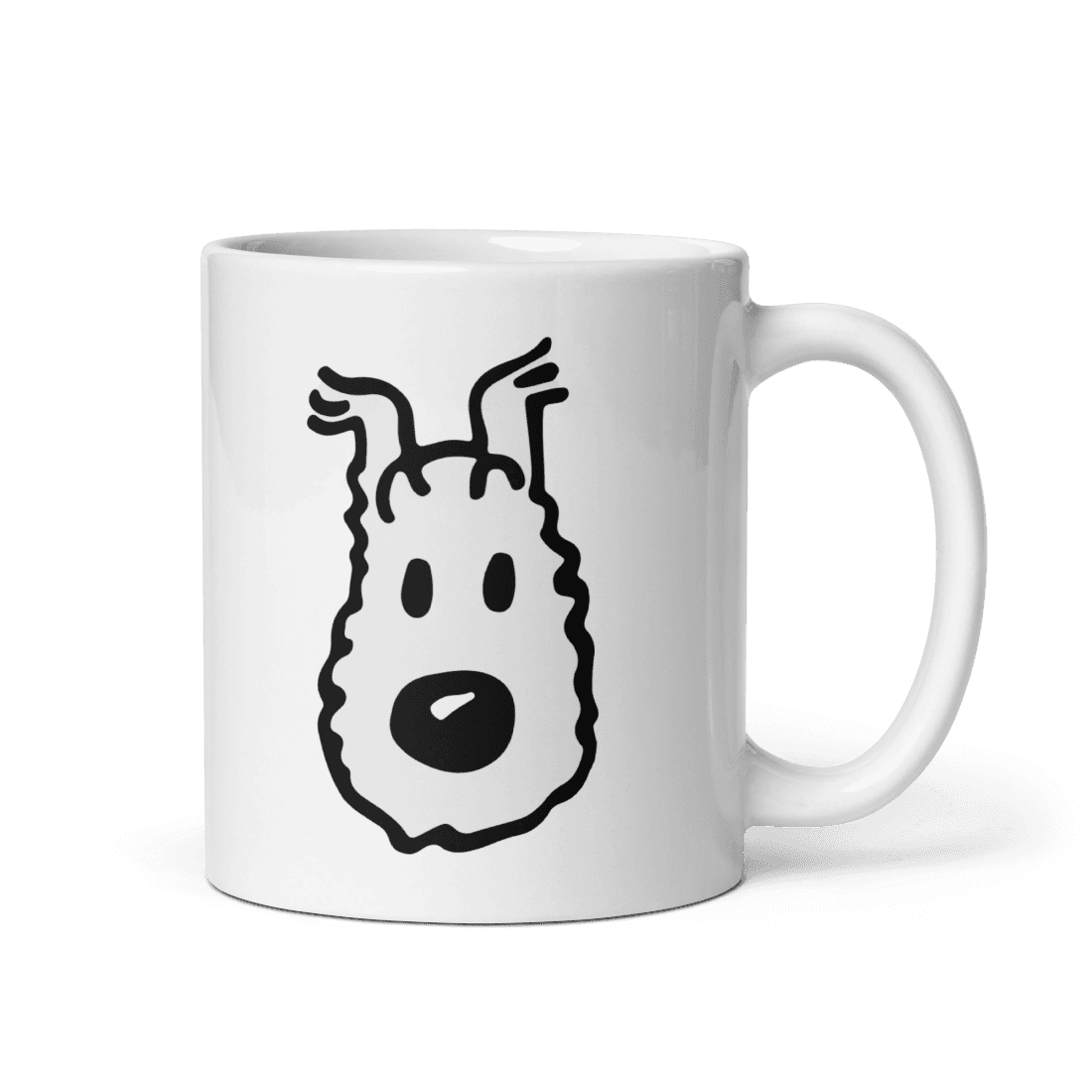 Snowy (Milou), Wire Fox Terrier from Tintin Mug-2