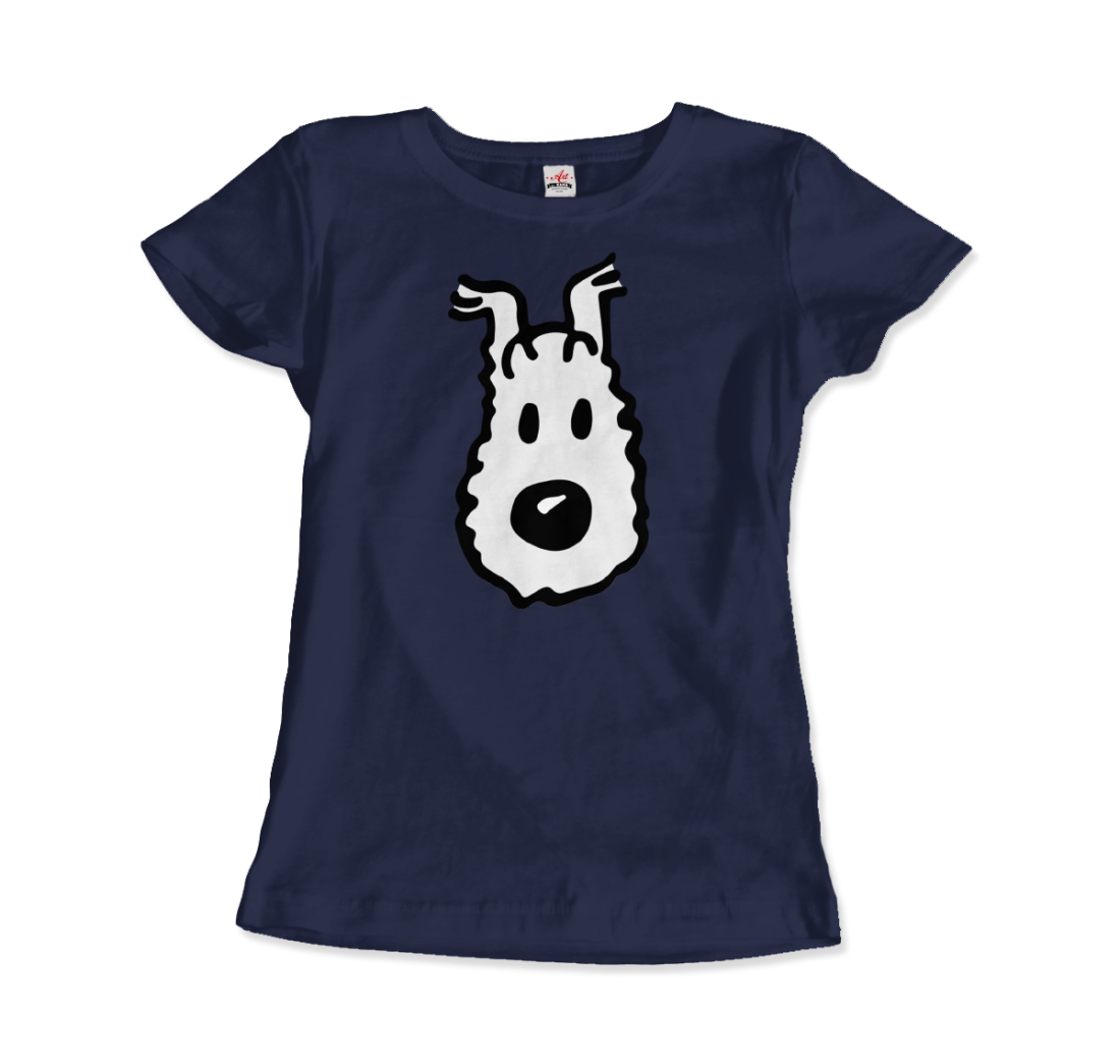 Snowy (Milou), Wire Fox Terrier from Tintin T-Shirt-14