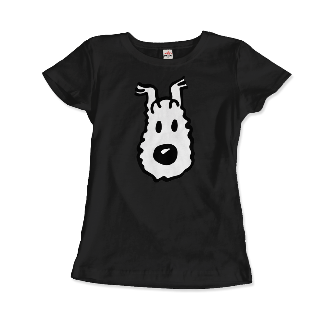 Snowy (Milou), Wire Fox Terrier from Tintin T-Shirt-11