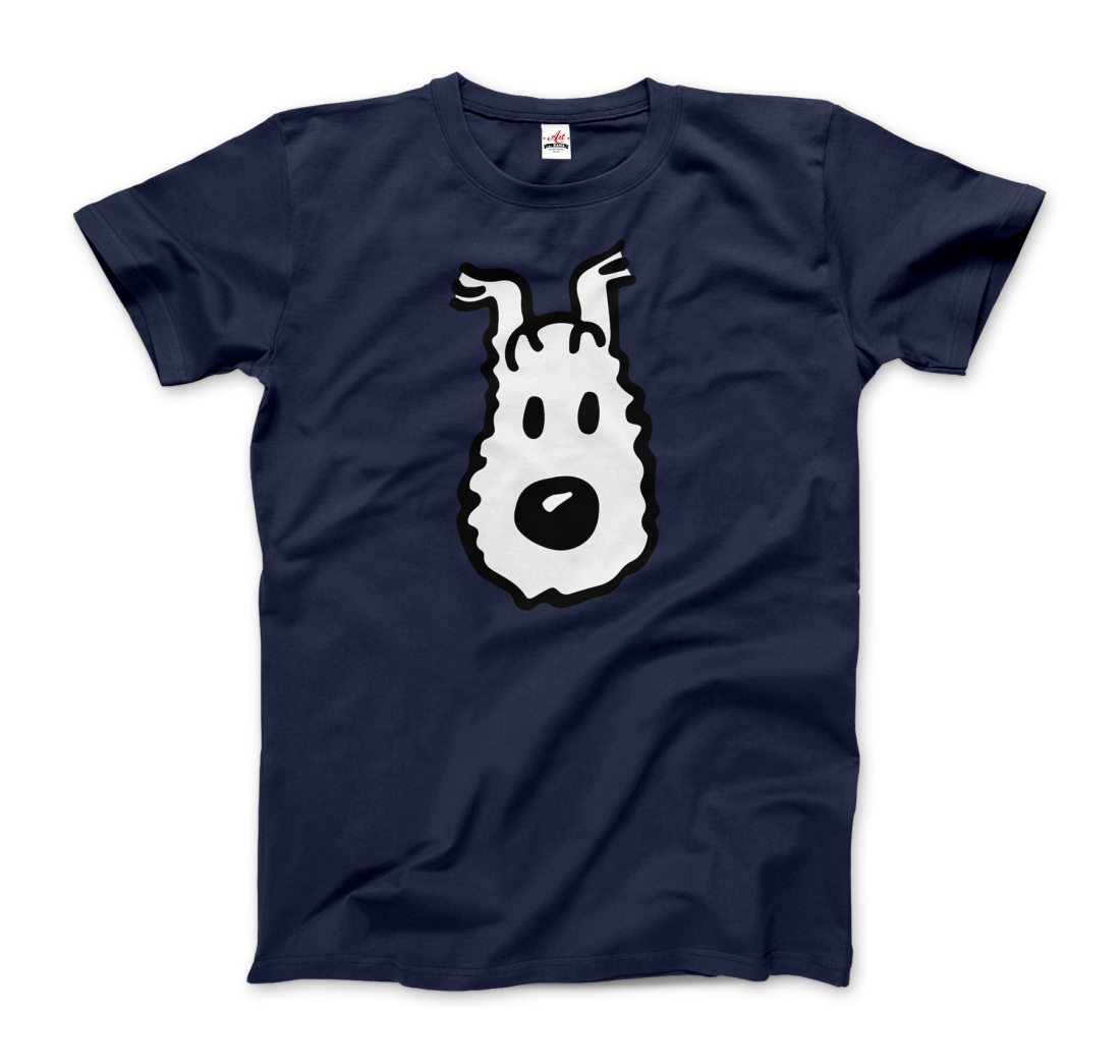 Snowy (Milou), Wire Fox Terrier from Tintin T-Shirt-9