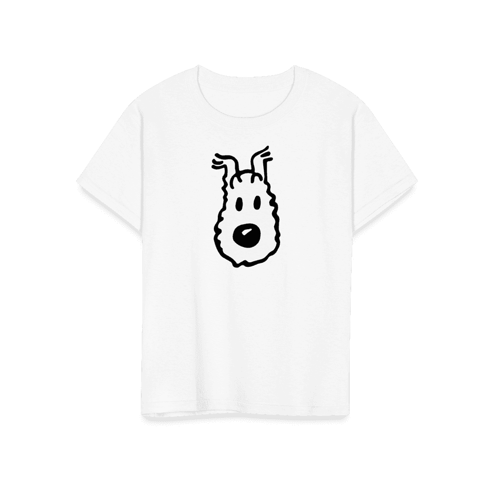 Snowy (Milou), Wire Fox Terrier from Tintin T-Shirt-16