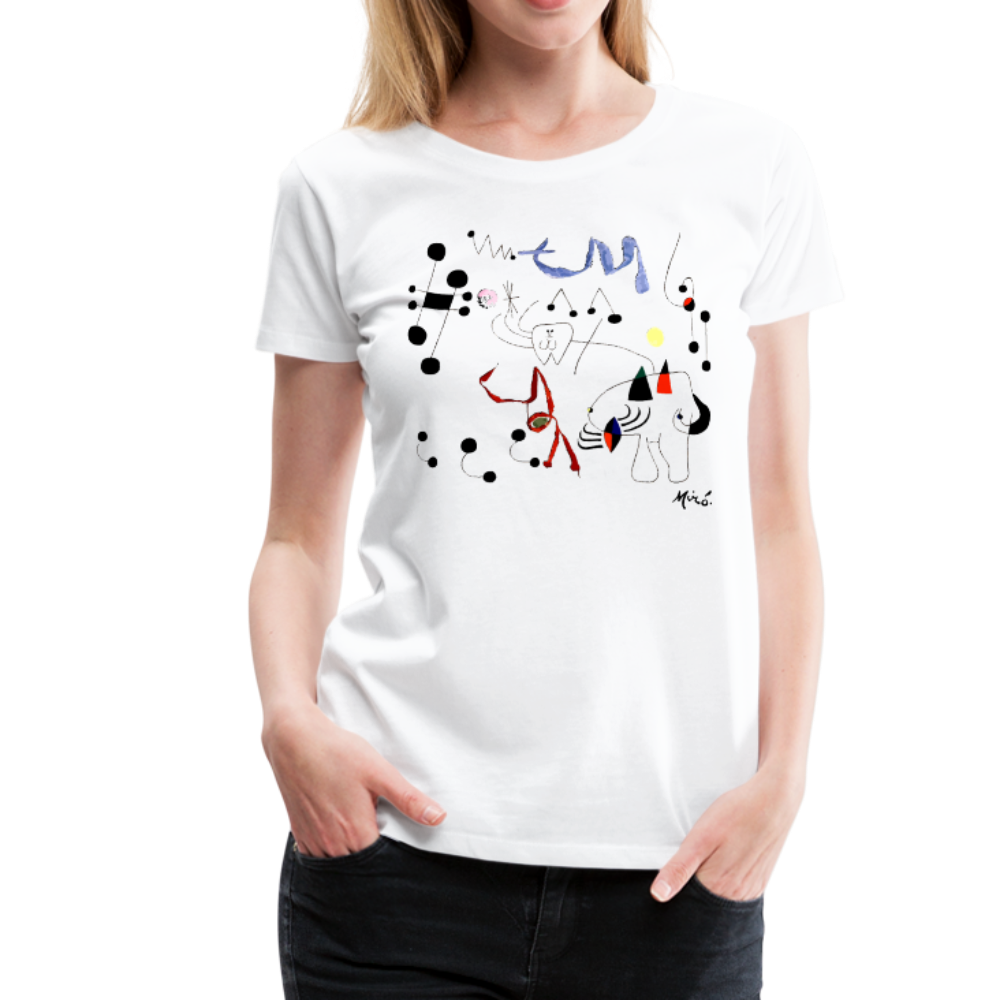 Joan Miro Woman Dreaming of Escape 1945 Artwork T-Shirt-1