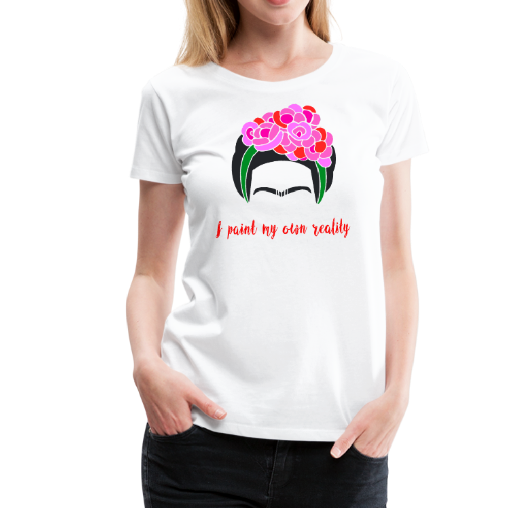 Frida Kahlo - I Paint My Own Reality - Quote T-Shirt-1