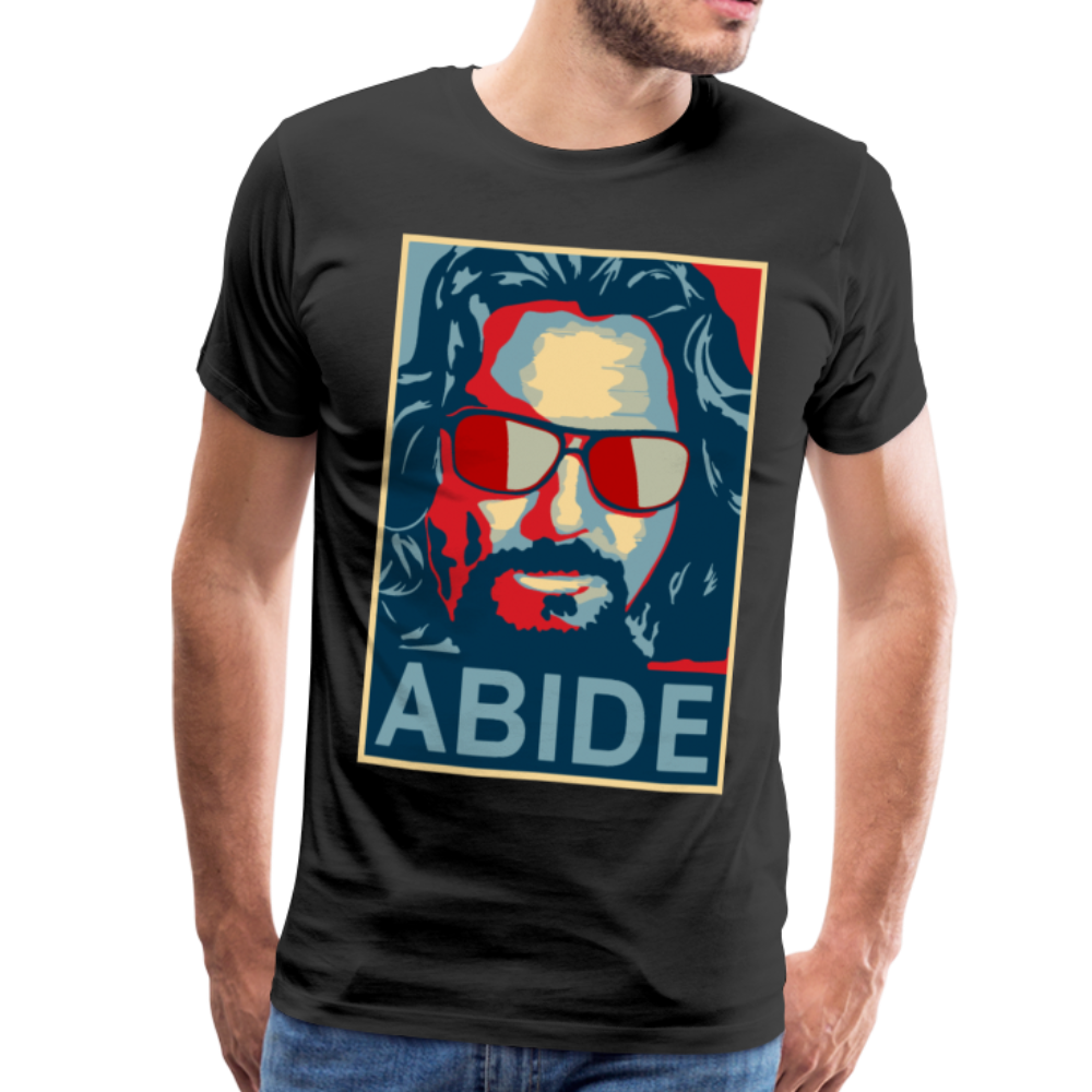 Big Lebowski Abide, Hope Style T-Shirt-1