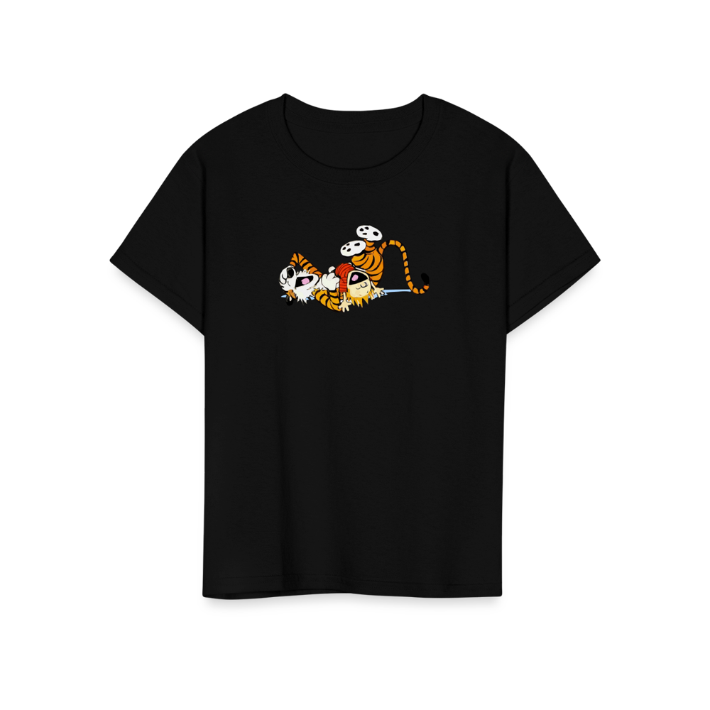 Calvin and Hobbes Laughing on the Floor T-Shirt-15