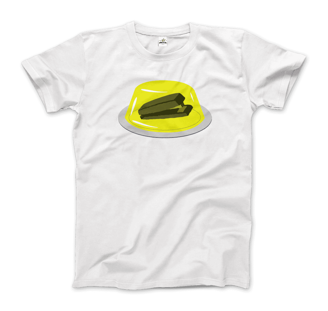 Stapler in Jello Prank from The Office T-Shirt-6