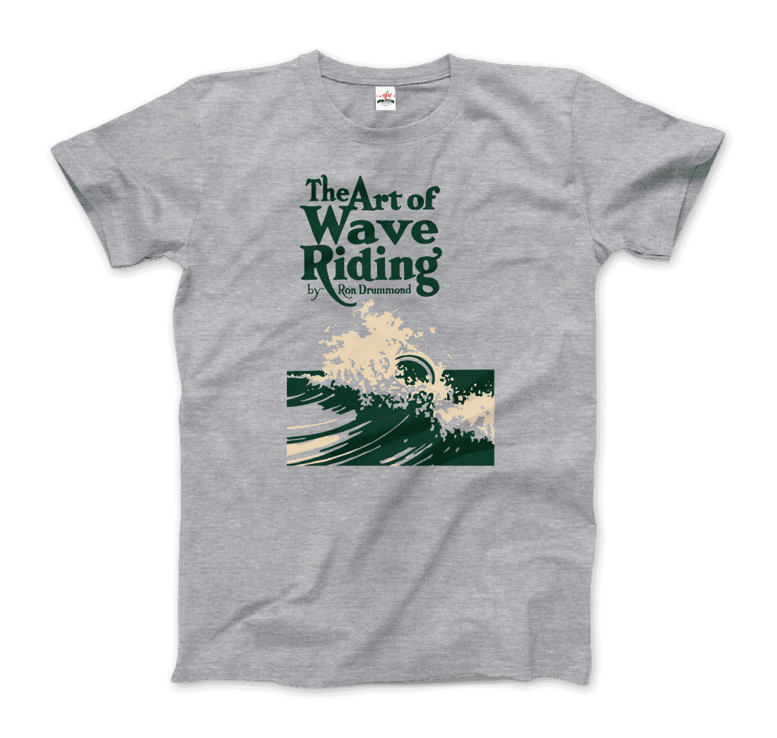 The Art of Wave Riding 1931, First Surfing Book T-Shirt-1