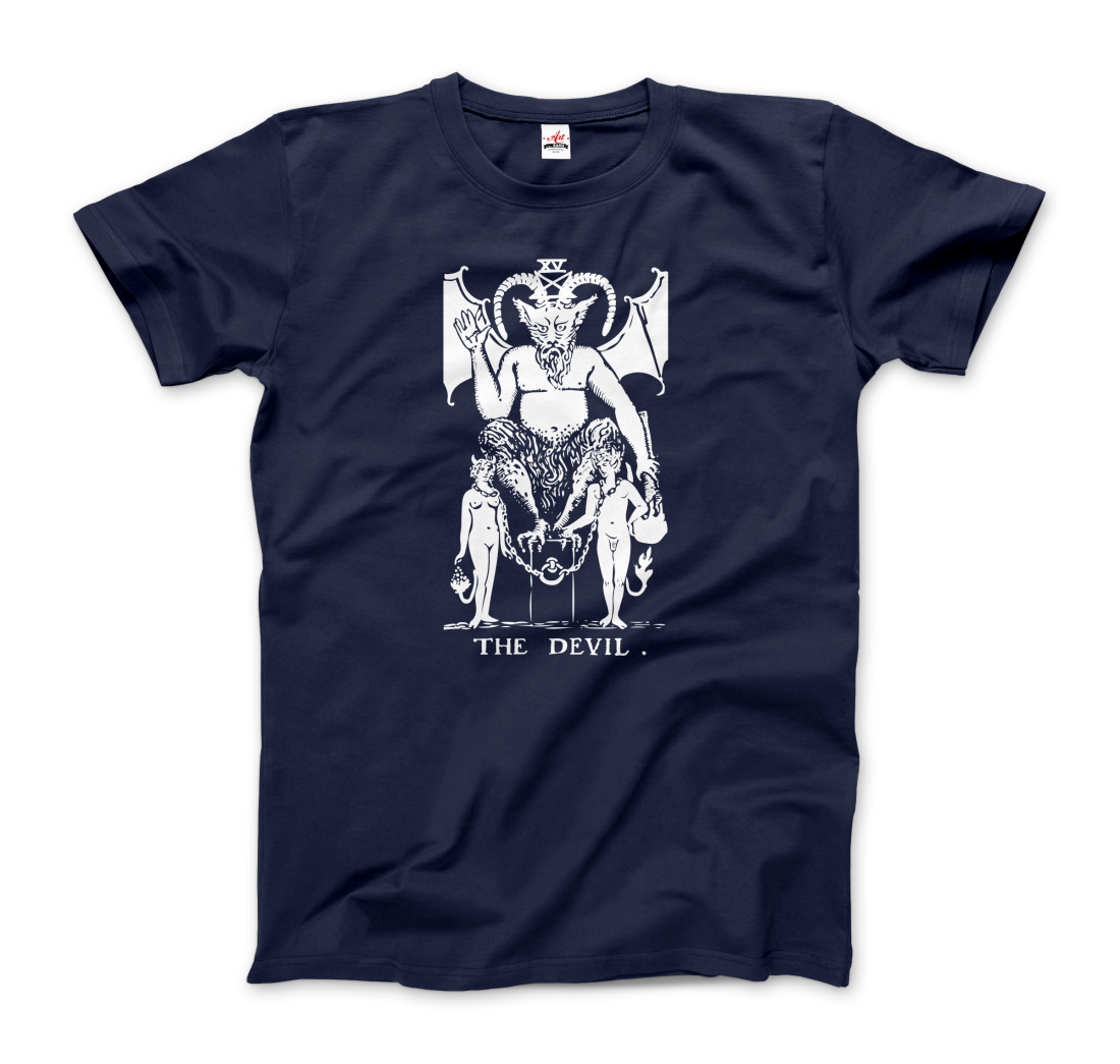 The Devil Tarot Card Design T-Shirt-3