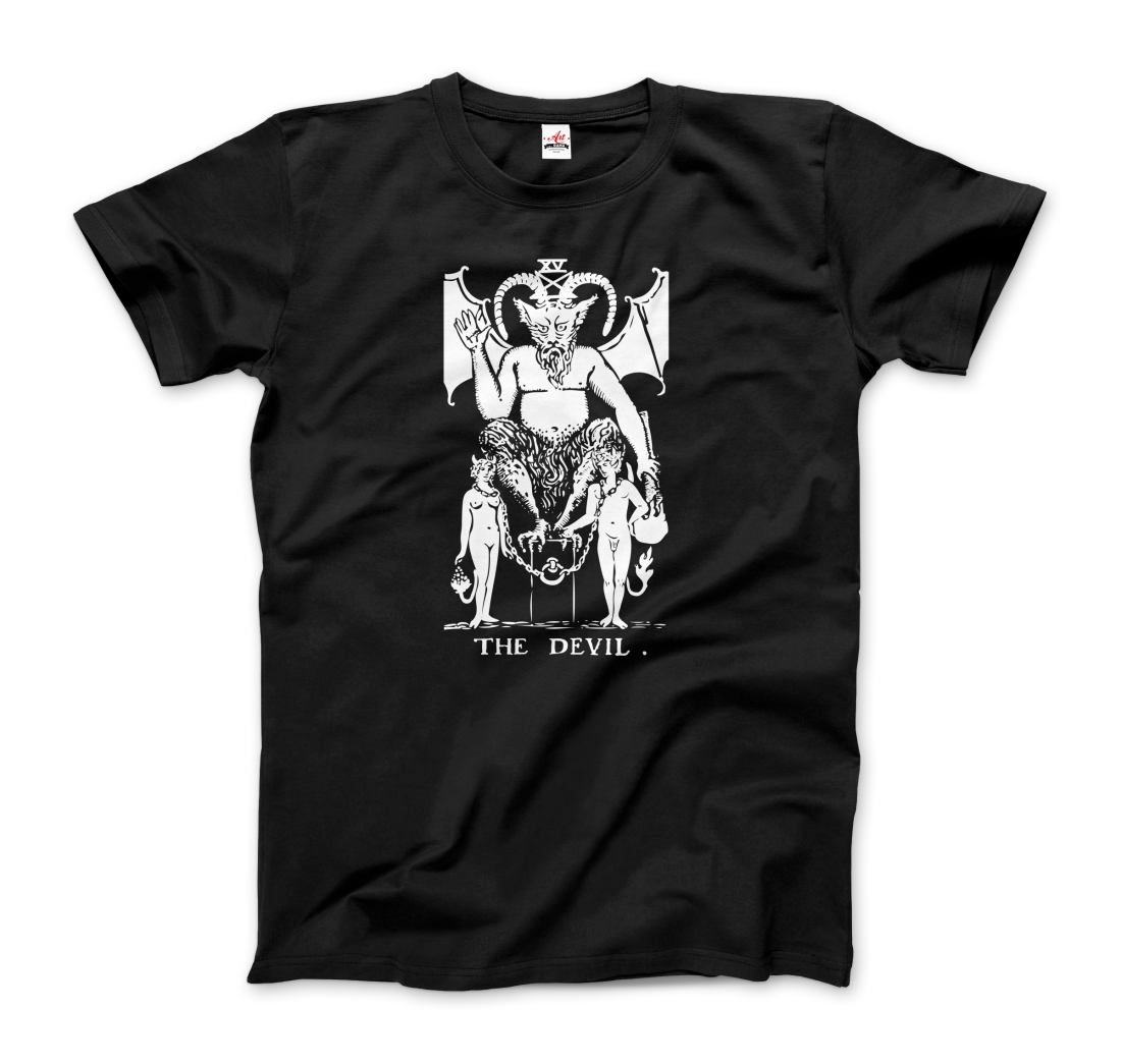 The Devil Tarot Card Design T-Shirt-0