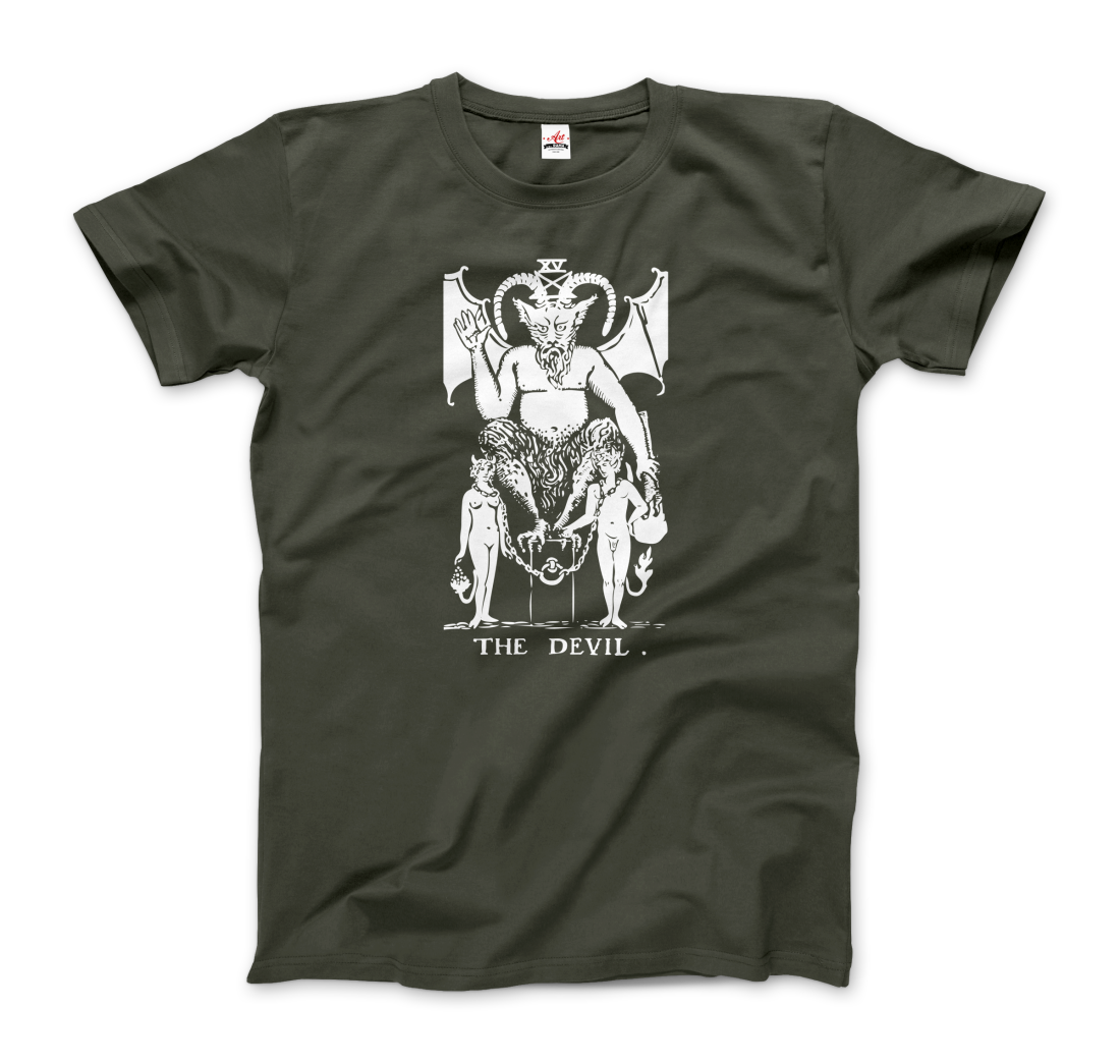 The Devil Tarot Card Design T-Shirt-8