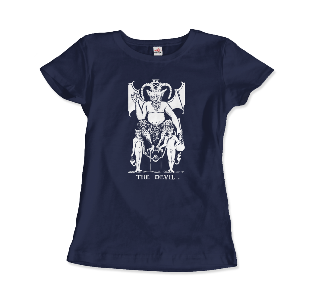 The Devil Tarot Card Design T-Shirt-4