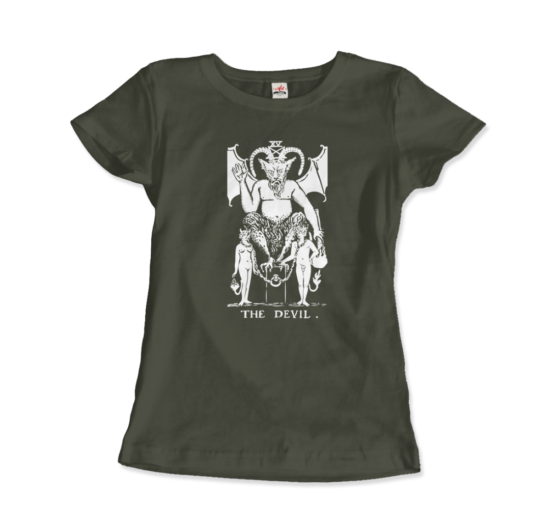 The Devil Tarot Card Design T-Shirt-13