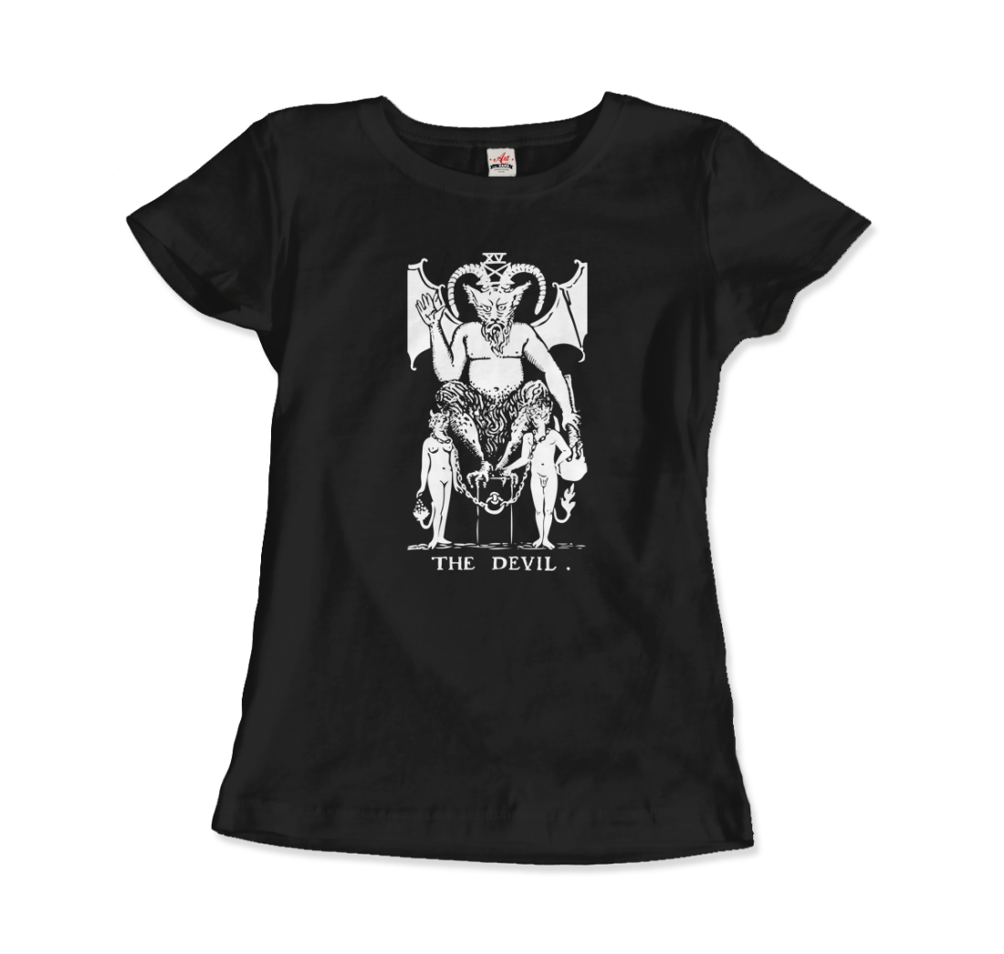 The Devil Tarot Card Design T-Shirt-2