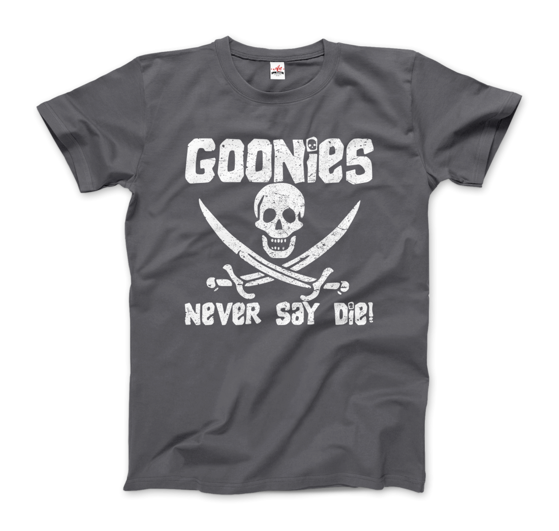 The Goonies Never Say Die Distressed Design T-Shirt-7