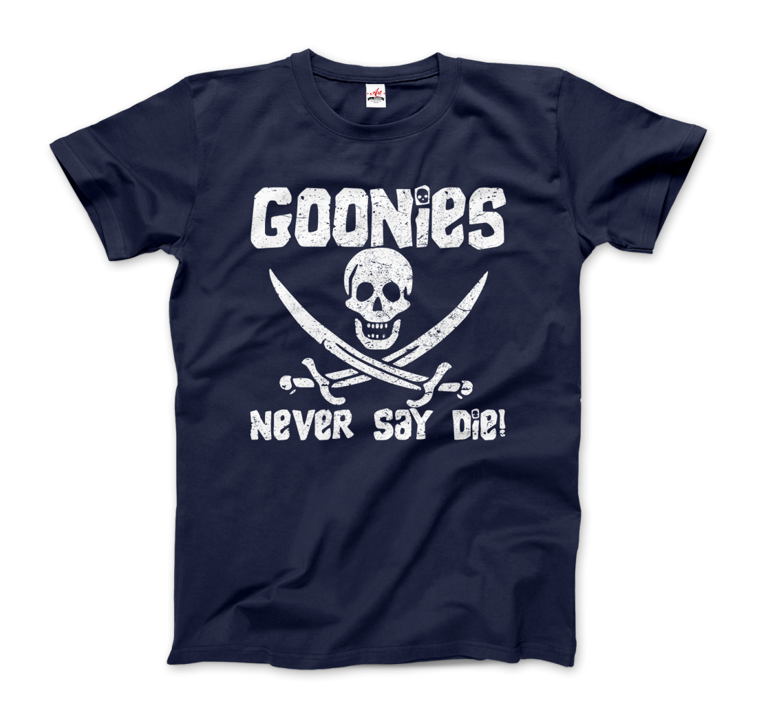 The Goonies Never Say Die Distressed Design T-Shirt-5