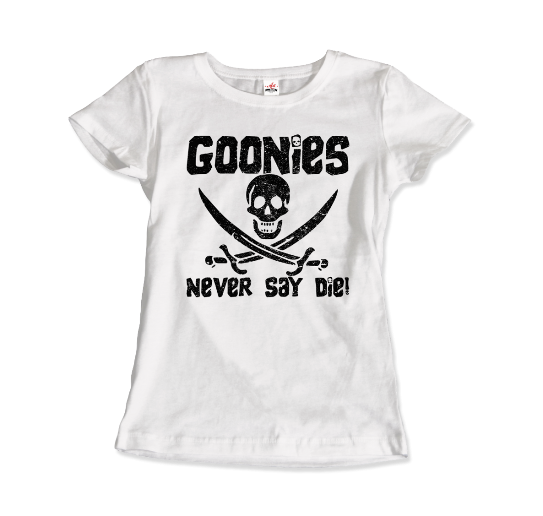 The Goonies Never Say Die Distressed Design T-Shirt-9