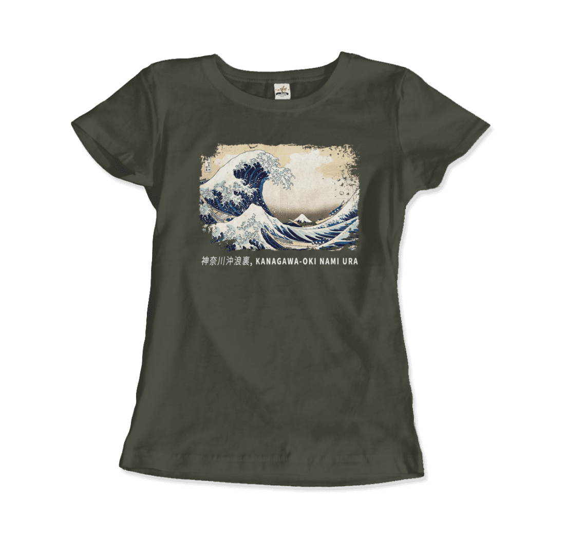 The Great Wave off Kanagawa Artwork T-Shirt-14