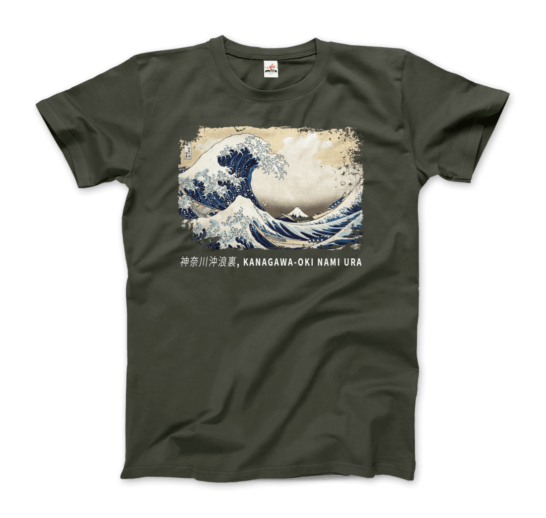 The Great Wave off Kanagawa Artwork T-Shirt-7