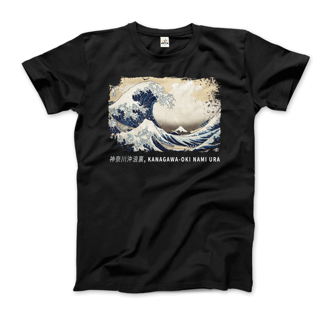 The Great Wave off Kanagawa Artwork T-Shirt-0