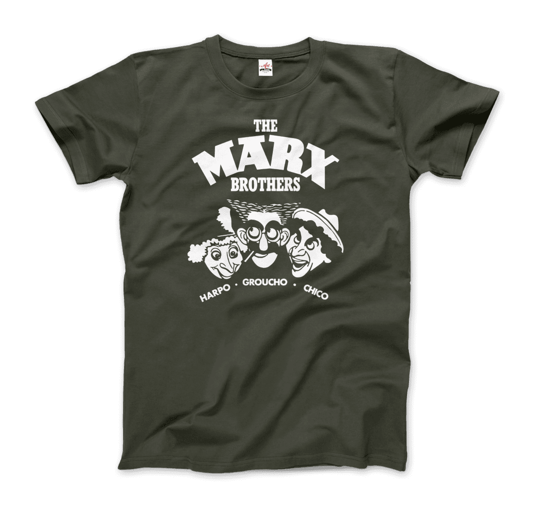 The Marx Brothers, Harpo, Groucho and Chico T-Shirt-7