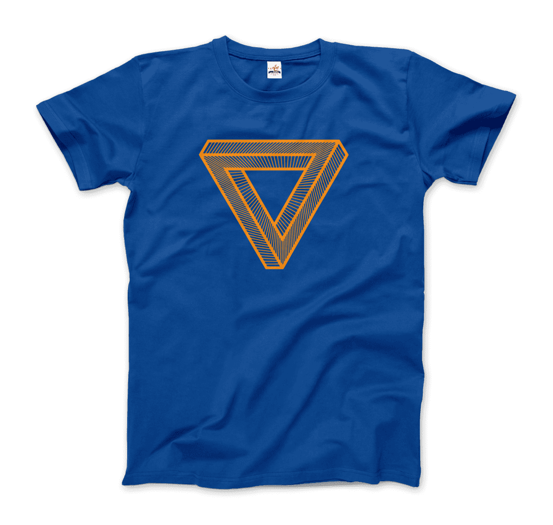 The Penrose Triangle From A Journey Through Time - DARK T-Shirt-7