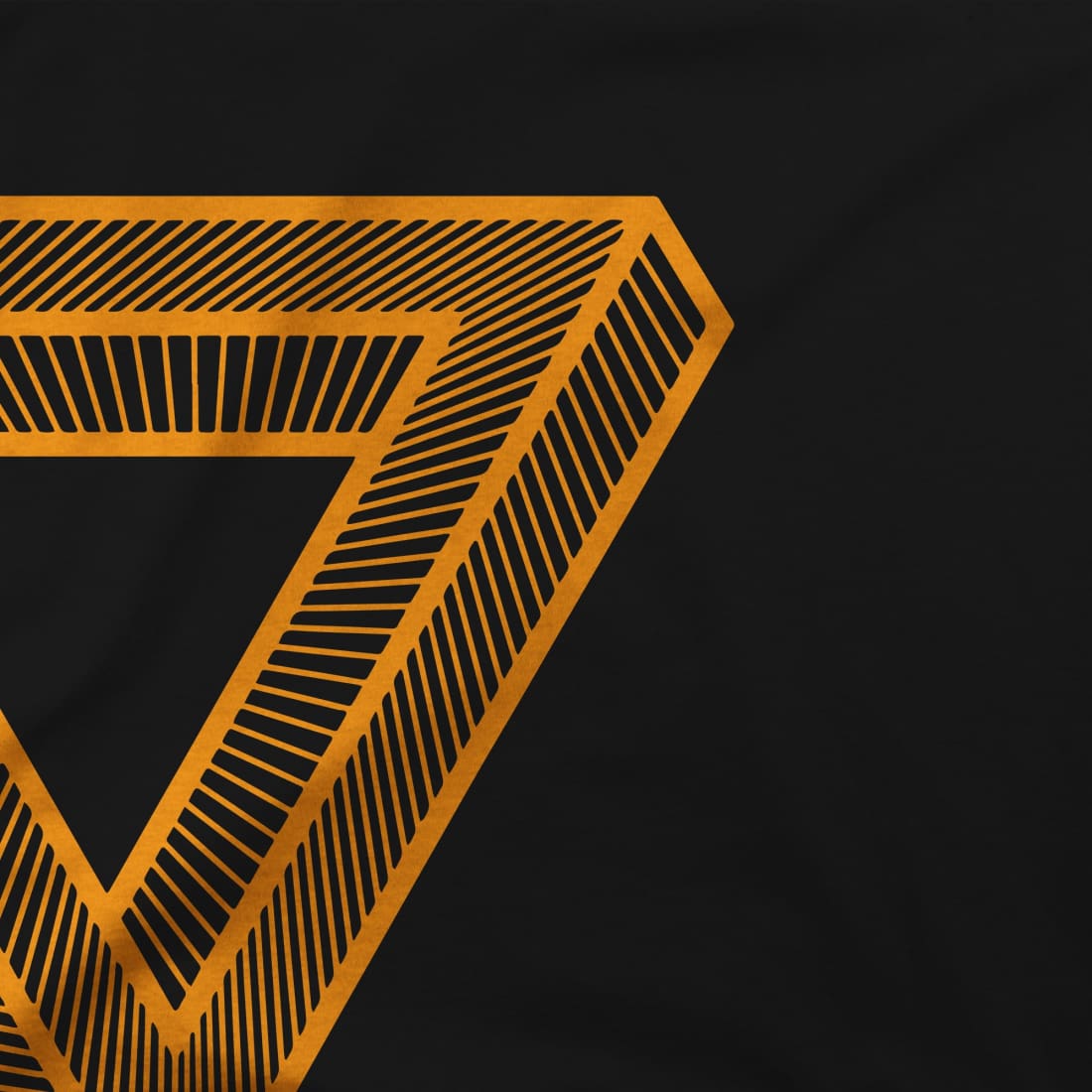 The Penrose Triangle From A Journey Through Time - DARK T-Shirt-1