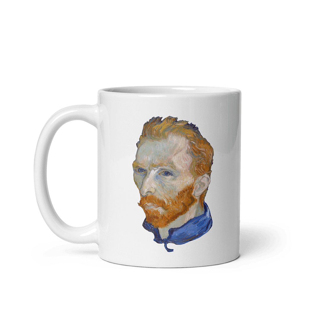 Van Gogh Self Portrait, 1889 Artwork Mug-0