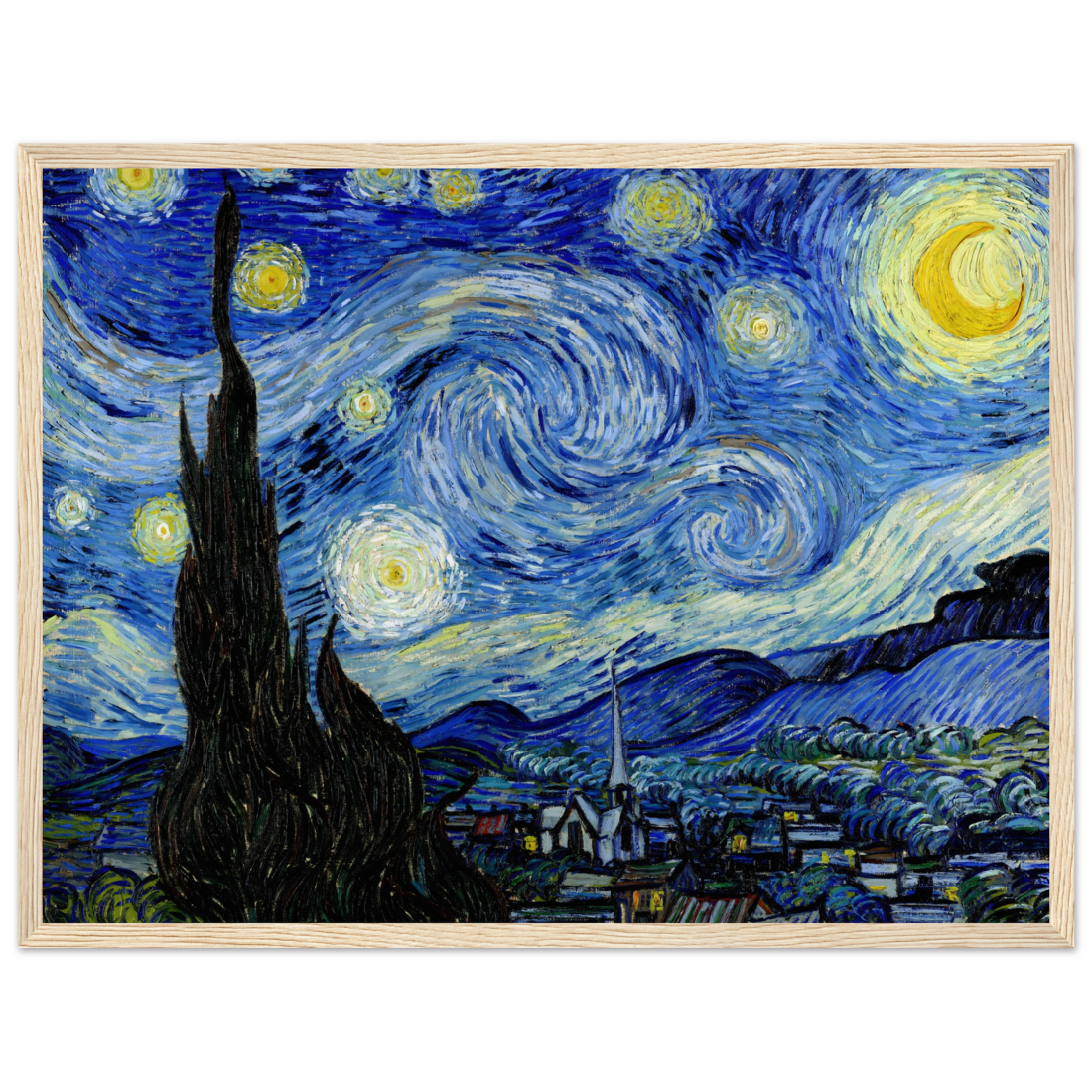 Van Gogh - The Starry Night, 1889 Artwork Poster-12