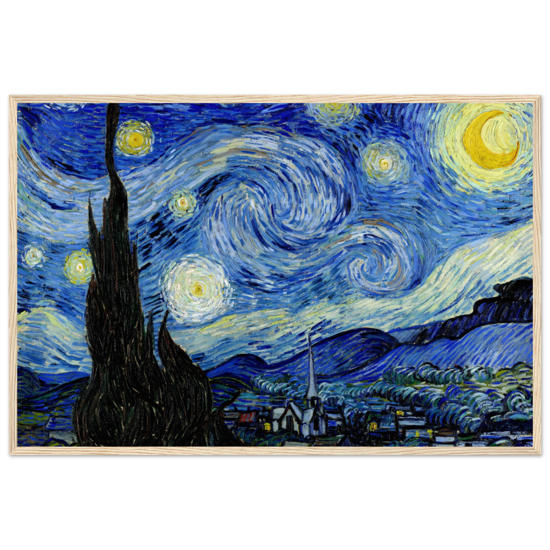 Van Gogh - The Starry Night, 1889 Artwork Poster-15