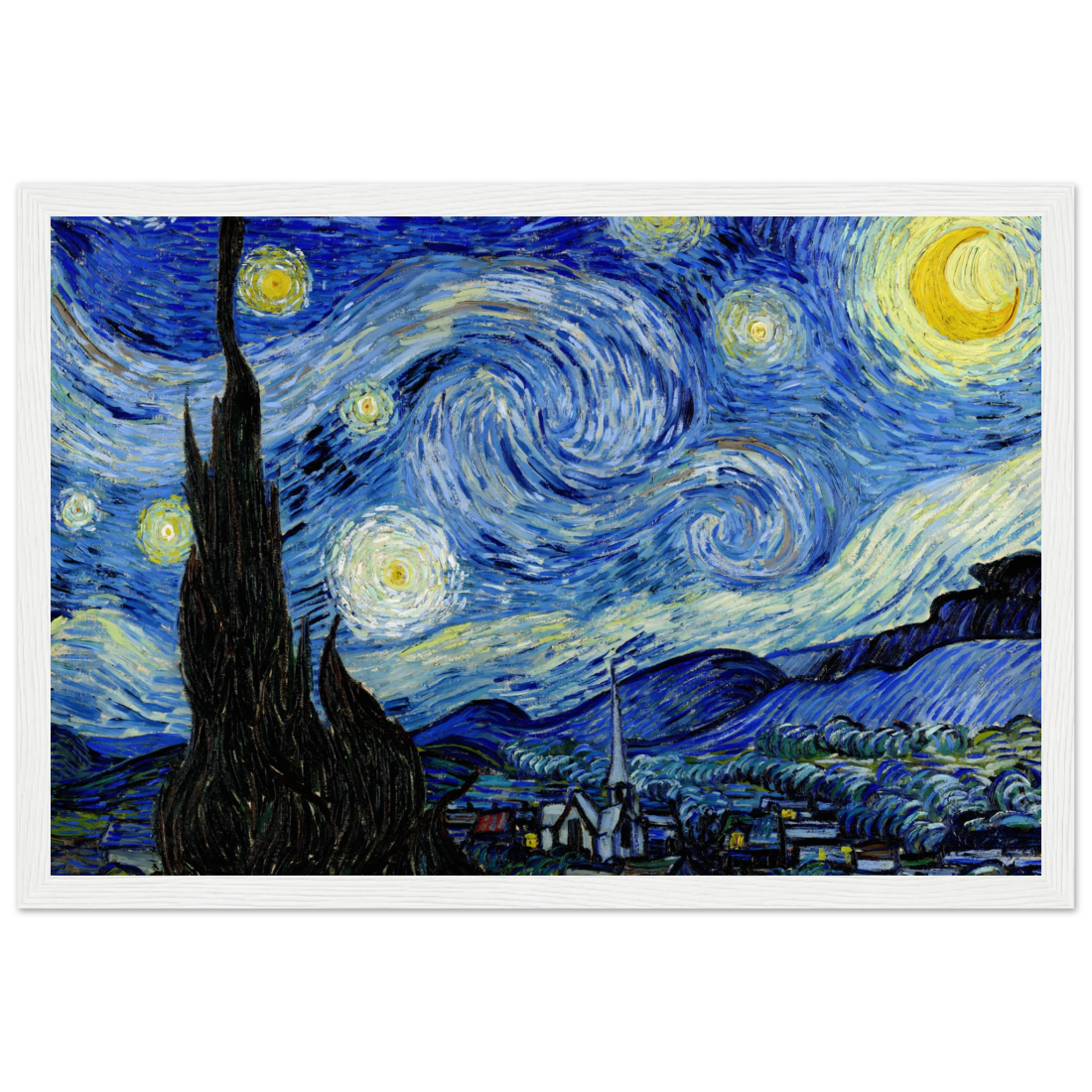 Van Gogh - The Starry Night, 1889 Artwork Poster-9