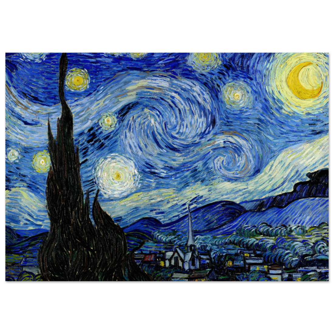 Van Gogh - The Starry Night, 1889 Artwork Poster-5