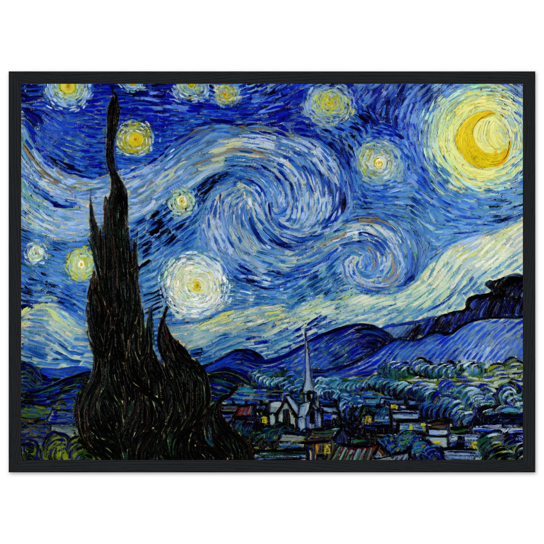 Van Gogh - The Starry Night, 1889 Artwork Poster-11