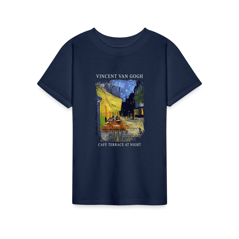 Vincent Van Gogh - Cafe Terrace at Night, 1888 Artwork T-Shirt-19