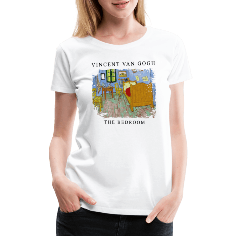 Vincent Van Gogh - The Bedroom, 1889 Artwork T-Shirt-3