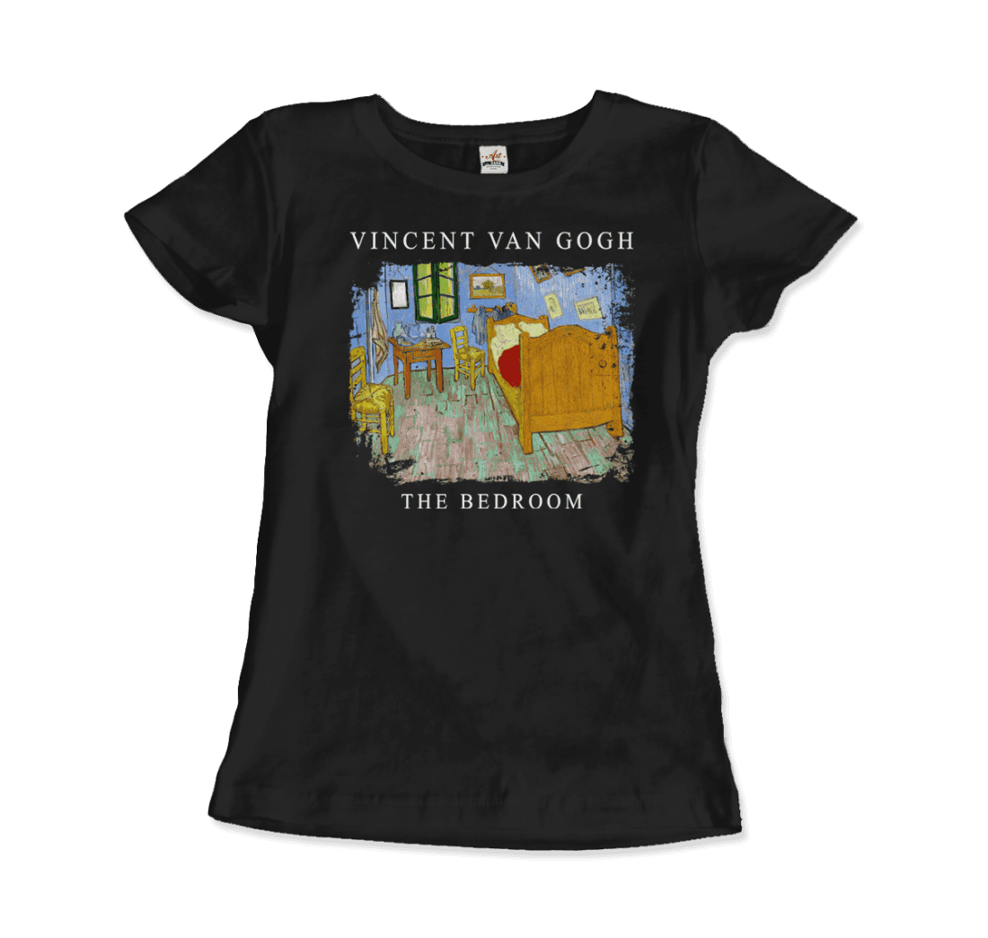 Vincent Van Gogh - The Bedroom, 1889 Artwork T-Shirt-12