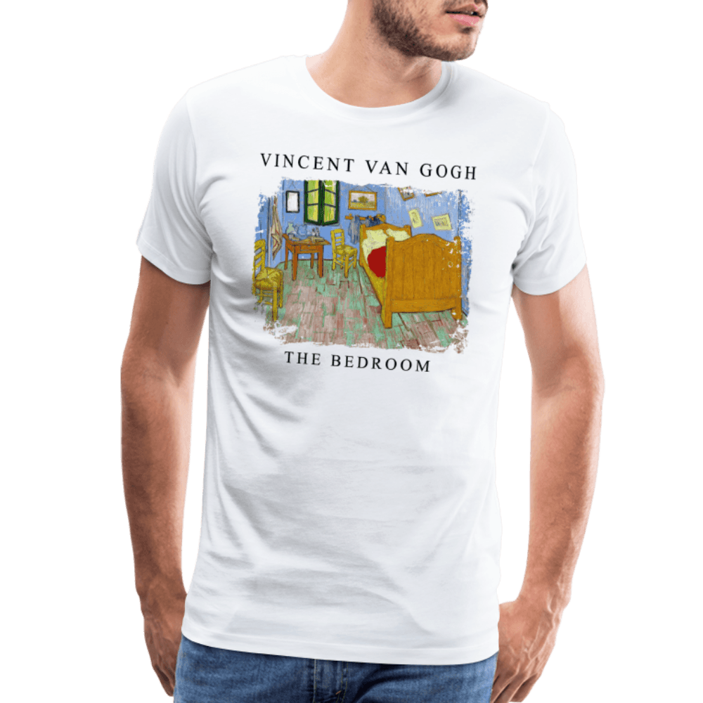 Vincent Van Gogh - The Bedroom, 1889 Artwork T-Shirt-1