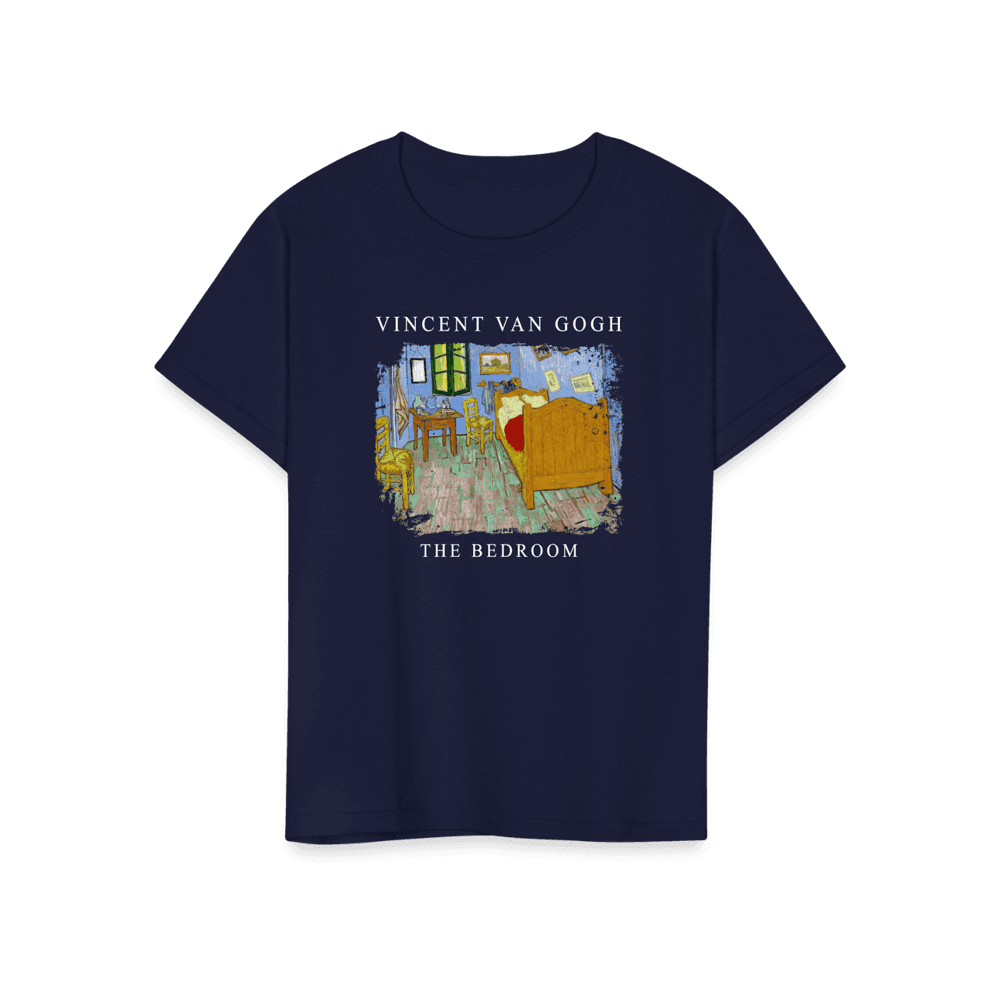 Vincent Van Gogh - The Bedroom, 1889 Artwork T-Shirt-19