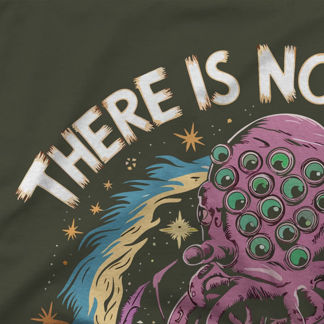 Vintage Lovecraftian Nihilism Monster T-Shirt-1