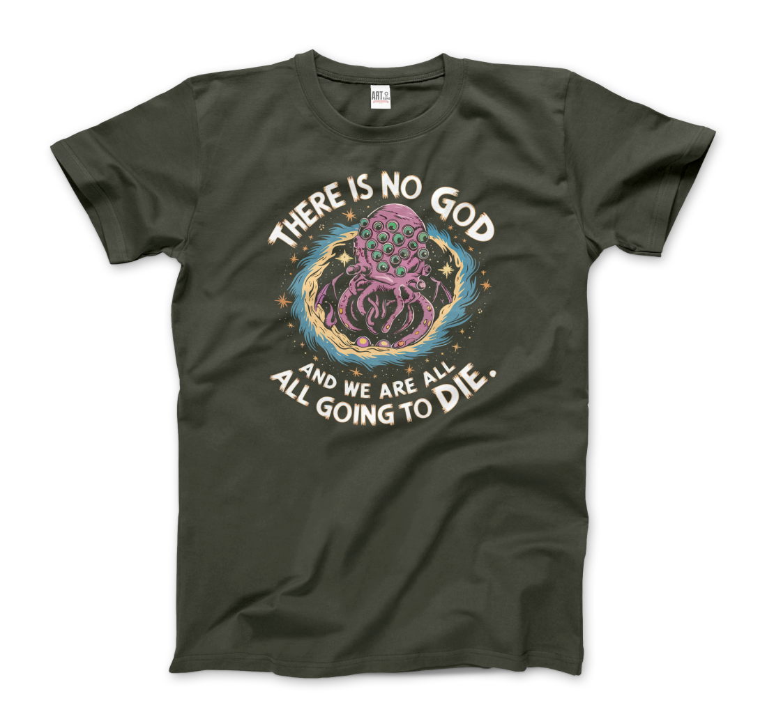 Vintage Lovecraftian Nihilism Monster T-Shirt-0