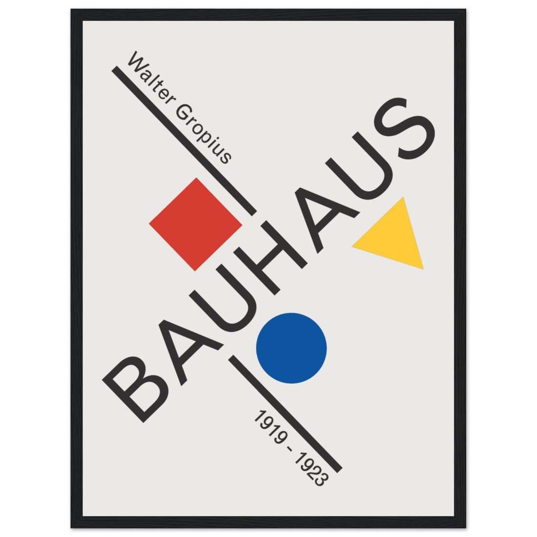 Walter Gropius Bauhaus Artwork Poster-9