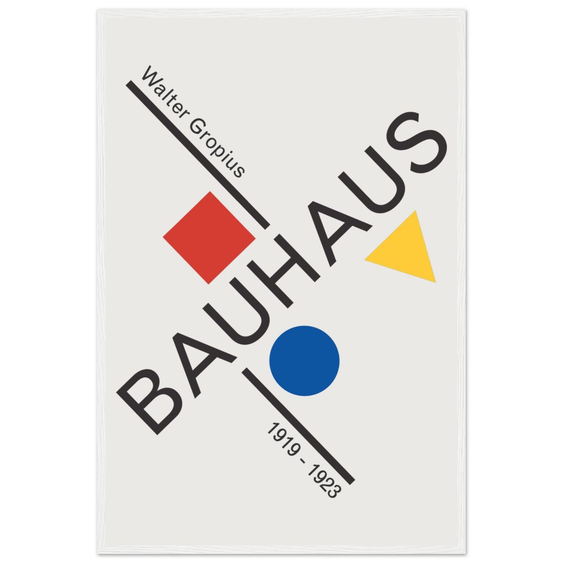 Walter Gropius Bauhaus Artwork Poster-13