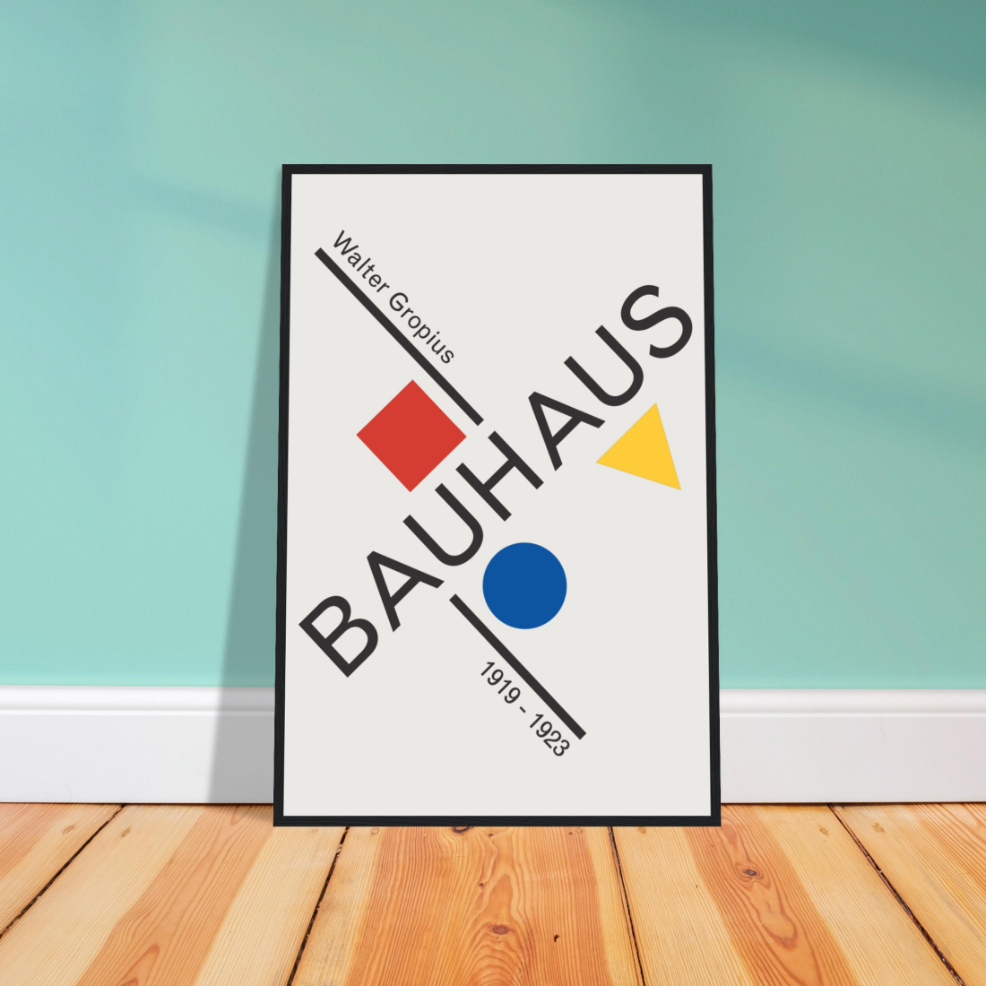 Walter Gropius Bauhaus Artwork Poster-1