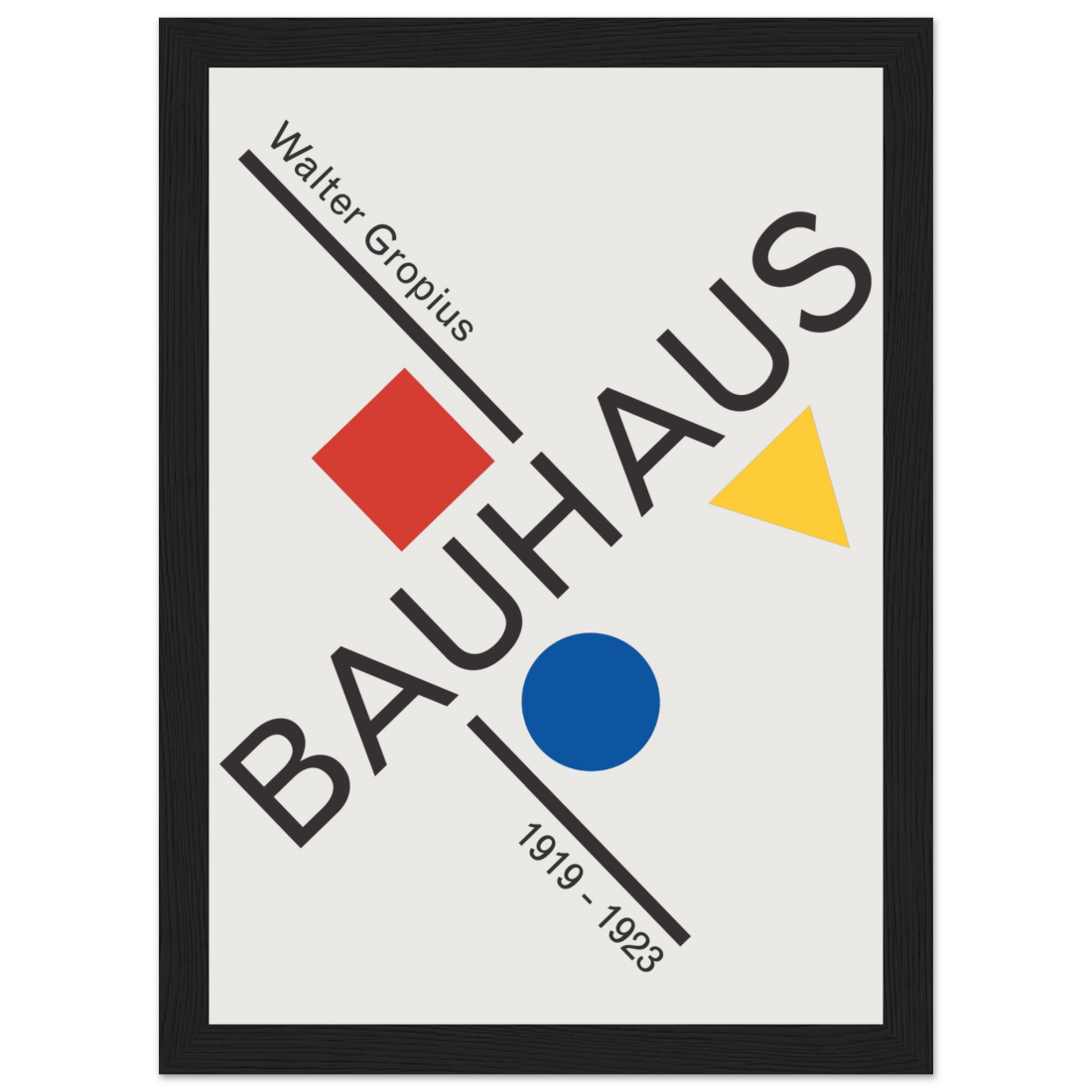 Walter Gropius Bauhaus Artwork Poster-2